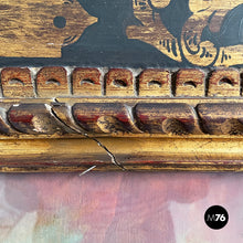 画像をギャラリービューアに読み込む, Painting with finely crafted wooden frame, 1800-1900s