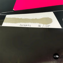 画像をギャラリービューアに読み込む, Silk-screen print with collage Macchina Impossibile by Bruno Munari, 1970s