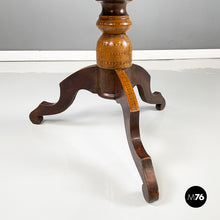 画像をギャラリービューアに読み込む, Wooden game table with chessboard, early 1900s