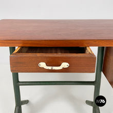 Load image into Gallery viewer, Desk in wood and metal, 1960s