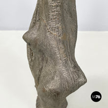 画像をギャラリービューアに読み込む, Sculpture in dark grey terracotta by Edmondo Cirillo, 1968