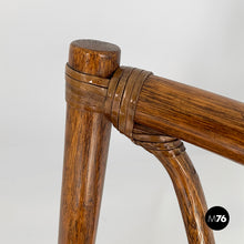 Load image into Gallery viewer, Chair in rattan and fabric, early 20th century
