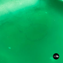 画像をギャラリービューアに読み込む, Stackable chairs in green plastic and black metal, 2000s