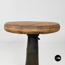 Load image into Gallery viewer, Stools in wood and cast iron, 1930s