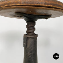 Load image into Gallery viewer, Stools in wood and cast iron, 1930s