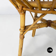 画像をギャラリービューアに読み込む, Stool in rattan, 1960s