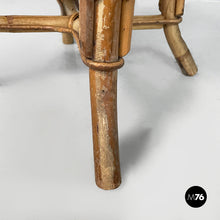Carica l'immagine nel visualizzatore di Gallery, Stool in rattan, 1960s