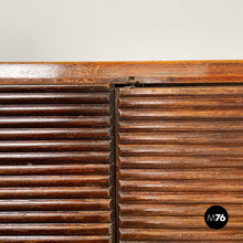 画像をギャラリービューアに読み込む, Wooden sideboard with four doors by Gio Ponti, 1940s