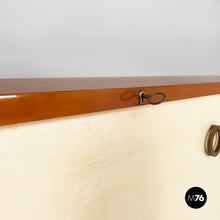 将图片加载到图库查看器,Sideboard in wood, brass and glass, 1940s