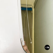 画像をギャラリービューアに読み込む, Full-length wall mirror with brass and glass details, 1940s