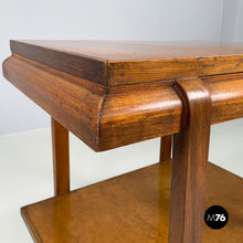 画像をギャラリービューアに読み込む, Coffee table in buxus and wood, 1930-1940s