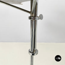 画像をギャラリービューアに読み込む, Metal coffee table with double shelf, 1990s