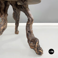 Load image into Gallery viewer, Rustic coffee table in wood and branches, 1950s