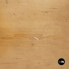 Charger l'image dans la galerie, Dining table or desk in wood and black metal, 1980s