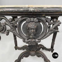 Charger l'image dans la galerie, Coffe table in wood and marble, late 1900th