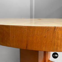 Carica l'immagine nel visualizzatore di Gallery, Wooden and parchment dining table, 1930s