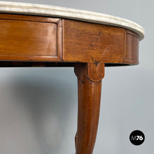 Carica l'immagine nel visualizzatore di Gallery, Dining table in wood and marble, 1930s
