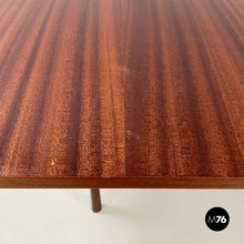 画像をギャラリービューアに読み込む, Coffee table with extendable top in wood, 1960s