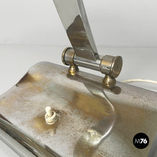画像をギャラリービューアに読み込む, Table lamp in chromed brass, 1930s