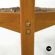 Load image into Gallery viewer, Wood and wicker chairs Bermuda by La Rinascente, 1960s