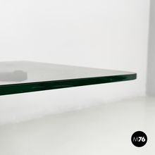 画像をギャラリービューアに読み込む, Coffee table in metal and glass Cuginetto by Enzo Mari for Driade, 1970s