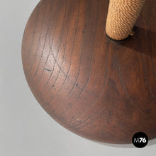 将图片加载到图库查看器,Floor lamp in wood and fabric, 1930s