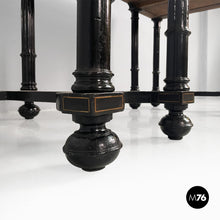 Load image into Gallery viewer, Inlaid wooden desk, mid-1800s