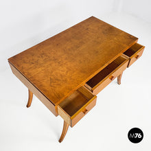 Load image into Gallery viewer, Walnut wood desk for Hille of London, 1920s