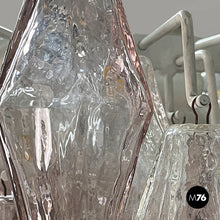 Charger l'image dans la galerie, Chandelier Poliedri by Carlo Scarpa for Venini, 1960s