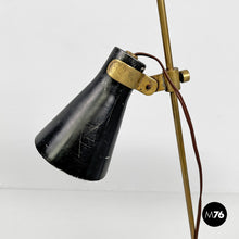 将图片加载到图库查看器,Brass and onyx table lamp LTA1 Sasso by Luigi Caccia Dominioni for Azucena, 1950s
