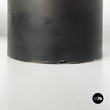 Load image into Gallery viewer, Wall lamps in opaline glass and black metal, 1950s