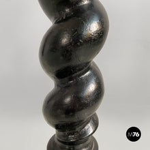 Load image into Gallery viewer, Pedestals in black wood, 1930s