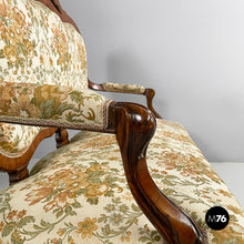 Load image into Gallery viewer, Sofa in fabric and wood, 1930s