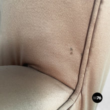 Charger l'image dans la galerie, Pink beige silk sofa, 1940s