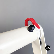 Load image into Gallery viewer, Adjustable white metal table lamp with clamp, 1980s