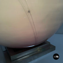 将图片加载到图库查看器,Table lamp in glass and steel, 1970s