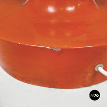 画像をギャラリービューアに読み込む, Floor lamp in metal and opaline glass, 1970s