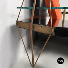 画像をギャラリービューアに読み込む, Bed with bedside tables and lamps by Arredamenti Dell'Orso, 1950s