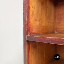Load image into Gallery viewer, Bookcase in red wood, 1940s