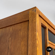 Carica l'immagine nel visualizzatore di Gallery, Sideboard in wood and glass, 1920s