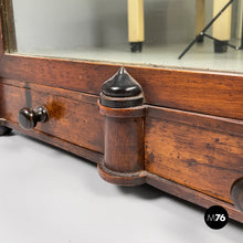 Load image into Gallery viewer, Wooden table or wall cabinet with mirror, 1930s