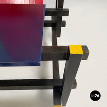 Load image into Gallery viewer, Armchair Red and Blue by Gerrit Thomas Rietveld for Cassina, 1971