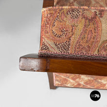 Load image into Gallery viewer, Armchairs in wood and fabric, 1930s