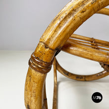 Carica l'immagine nel visualizzatore di Gallery, Armchairs in rattan, 1960s
