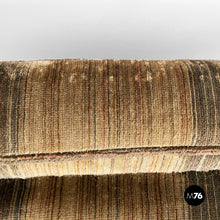 Charger l'image dans la galerie, Striped velvet armchairs, 1930s