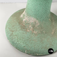 Load image into Gallery viewer, Pot holder in aqua green concrete, 1950s