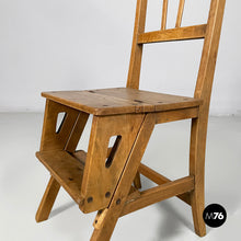 Load image into Gallery viewer, Chair ladder in wood, 1930s