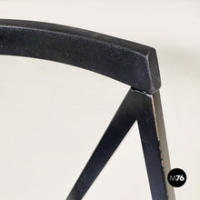 Charger l'image dans la galerie, Black rubber and metal chair by Zeus, 1990s