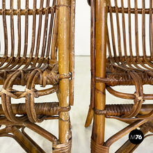 Load image into Gallery viewer, Armchairs in bamboo, 1960s