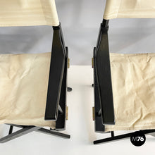 画像をギャラリービューアに読み込む, Folding director's chairs by Calligaris, 1990s